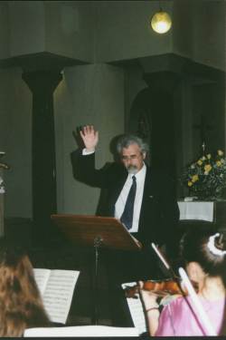H.P. Simonett dirigiert